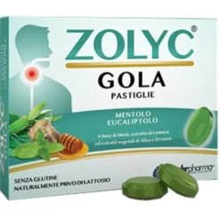 Zolyc Gola 24 Pastiglie Gusto Menta e Eucalipto