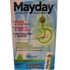 Zuccari Mayday 12 Bustine - Dispositivo Medico per il Bruciore di Stomaco e Reflusso
